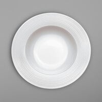 Villeroy & Boch 16-4008-2700 Stella Vogue 9 1/2 inch White Bone Deep Porcelain Plate - 6/Case