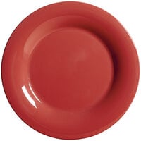 GET WP-5-CR Cranberry Diamond Harvest 5 1/2" Wide Rim Plate - 48/Case