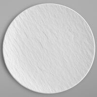Villeroy & Boch 16-4077-2661 The Rock 6 1/4 inch White Glacier Coupe Flat Porcelain Plate - 6/Case
