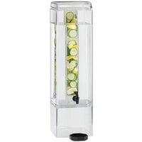 Cal-Mil 1112-3AINF 3 Gallon Square Infusion Acrylic Dispenser