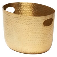 American Metalcraft ATHG9 Gold Hammered Aluminum Beverage Tub - 12 1/4" x 9" x 8 3/4"