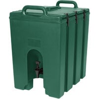 Cambro 1000LCD519 Camtainers® 11.75 Gallon Kentucky Green Insulated Beverage Dispenser