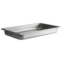 Vollrath 5IPF25 Super Pan V® Full Size 2 1/2 inch Deep Anti-Jam Stainless Steel Induction Hotel Pan - 22 Gauge