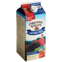 Organic Valley Half Gallon Lactose Free Organic Whole Milk - 6/Case