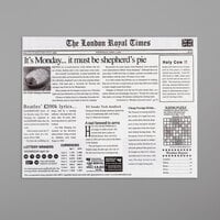 Get Enterprises 4-TL1215 15" x 12" London Newsprint Liner - 1000/Case