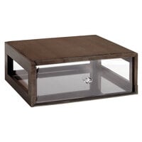 GET Enterprises Urban Renewal BB-RECT-14-GA Gray Ash 14 3/4" x 12 3/4" x 5" Stackable Rectangular Bread Box