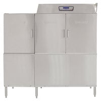 Hobart CLPS66EN-BAS1 Conveyor High / Low Temperature Dishwasher with 30 kW Booster Heater and Power Scrapper - Left to Right Operation