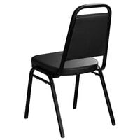 Lancaster Table & Seating Black Stackable Chair with 2 inch Padded Seat