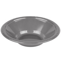 Creative Converting 339660 12 oz. Glamour Gray Plastic Bowl - 20/Pack