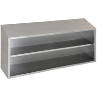 Eagle Group WCO-60 60 inch Stainless Steel Open Wall Cabinet