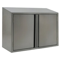 Eagle Group WCH-30 30 inch Stainless Steel Wall Cabinet with Hinged Doors
