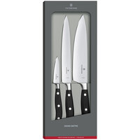 Victorinox 7.7243.3 Grand Maitre 3-Piece Forged Chef Knife with POM Handle Set