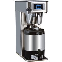 Bunn 53300.0100 ICB-DV Platinum Edition Infusion Series Black / Silver Single Automatic Coffee Brewer - Dual Voltage