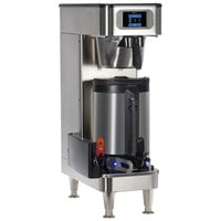 Bunn 52100.0100 ICB SH Platinum Edition Infusion Series Black / Silver Single Automatic Coffee Brewer with Wireless Server Monitoring - 120/240V, 3500W