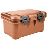 Cambro UPCS180157 Camcarrier S-Series® Coffee Beige Top Loading 8" Deep Insulated Food Pan Carrier