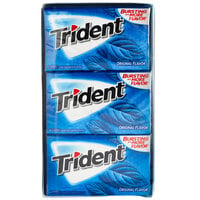 Trident Original Sugar-Free Gum 14-Piece Pack - 144/Case