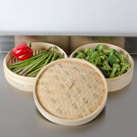 Town 34212 Bamboo Steamer Set - 12 inch