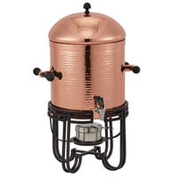 American Metalcraft MESABUCH13 3.25 Gallon (52 Cup) Round Copper Hammered Stainless Steel Coffee Chafer Urn