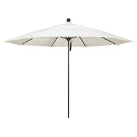 California Umbrella ALTO 118 SUNBRELLA 1A Venture 11' Round Pulley Lift Umbrella with 1 1/2 inch Bronze Aluminum Pole - Sunbrella 1A Canopy - Canvas Fabric