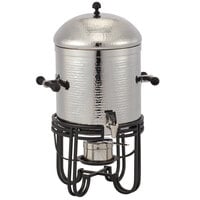 American Metalcraft MESABUSH13 3.25 Gallon (52 Cup) Round Hammered Stainless Steel Coffee Chafer Urn