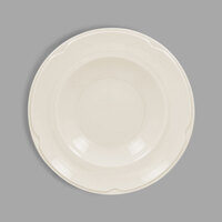 RAK Porcelain ANDP24 Anna 9 1/2 inch Ivory Porcelain Deep Plate - 12/Case