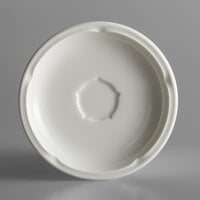 RAK Porcelain ANSA13 Anna 5 1/8 inch Ivory Porcelain Saucer - 12/Case