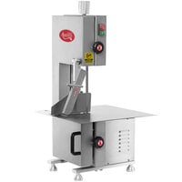 Avantco EMBS65SS 65 inch Blade Stainless Steel Countertop Vertical Band Meat Saw - 1 hp, 120V