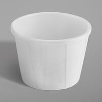Tablecraft 240005 Better Burger Collection 6 oz. White Round Melamine Souffle Cup