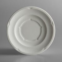 RAK Porcelain ANSA17 Anna 6 5/8 inch Ivory Porcelain Saucer - 12/Case