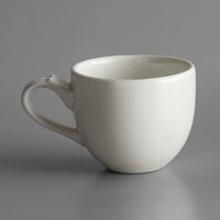 RAK Porcelain ANCU08 Anna 2.7 oz. Ivory Porcelain Espresso Cup - 12/Case