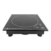 Rosseto SMM060 Multi-Chef Black Single Countertop Induction Heater - 120V, 650W