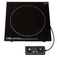 Rosseto SM339 Multi-Chef Black Single Countertop Induction Range / Cooker with Remote Control- 120V, 650W