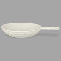 RAK Porcelain CFPN24WH Chef's Fusion 40 oz. Sand White Porcelain Frying Pan - 6/Case
