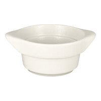 RAK Porcelain Chef's Fusion 7.3 oz. Sand White Round Porcelain Cocotte - 12/Case