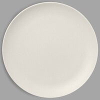 RAK Porcelain NFNNPR24WH Neo Fusion 9 7/16" Sand White Porcelain Flat Coupe Plate - 12/Case