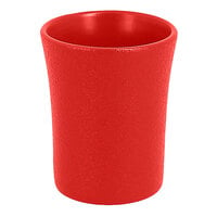 RAK Porcelain NFSPCU09BR Neo Fusion 3.1 oz. Ember Red Porcelain Cup - 12/Case