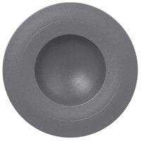 RAK Porcelain NFGDDP29GY Neo Fusion 11 3/8 inch Stone Gray Porcelain Deep Plate - 6/Case