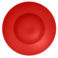 RAK Porcelain NFCLXD26BR Neo Fusion 10 1/4 inch Ember Red Porcelain Extra Deep Plate - 6/Case