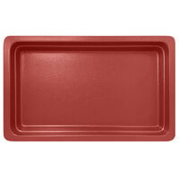 RAK Porcelain NFBU1.1DR Neo Fusion 20 13/16 inch x 12 13/16 inch Magma Dark Red Porcelain Gastronorm Pan