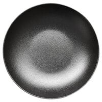 RAK Porcelain NFNNDP23BK Neo Fusion 9 1/8" Volcano Black Porcelain Deep Coupe Plate - 12/Case