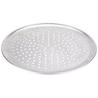American Metalcraft PHACTP18 18 inch Perforated Heavy Weight Aluminum Coupe Pizza Pan