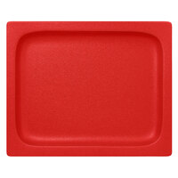 RAK Porcelain NFBU1.2FBR Neo Fusion 12 13/16 inch x 10 7/16 inch Ember Red Porcelain Gastronorm Pan - 3/Case