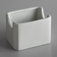 Libbey SPH-716-W Ultra Bright White Porcelain Sugar Packet Holder - 48/Case