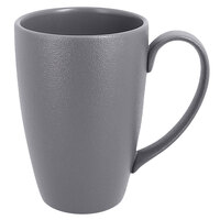 RAK Porcelain NFBAMG45GY Neo Fusion 15.2 oz. Stone Gray Porcelain Mug - 12/Case