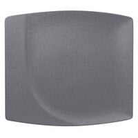 RAK Porcelain NFMZSP32GY Neo Fusion 12 9/16 inch Stone Gray Porcelain Square Flat Plate - 6/Case