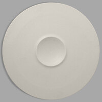 RAK Porcelain NFMRFP30WH Neo Fusion 11 13/16" Sand White Porcelain Plate - 6/Case