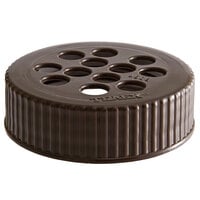 Vollrath 4908-01 Traex® Dripcut® Brown Shaker Lid for Extra-Coarse Ground Product