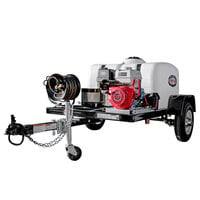 Simpson IB-95003 49-State Compliant Trailer Pressure Washer with Honda Engine and 150 Gallon Water Tank - 4200 PSI; 4.0 GPM