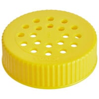 Vollrath 4907-08 Traex® Dripcut® Yellow Shaker Lid for Coarse Ground Product