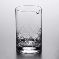 Acopa 25 oz. Diamond Cut Cocktail Stirring / Mixing Glass